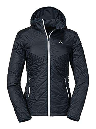 Schöffel Damen Padded Jacket Stams L, leichte, winddichte Winter Wanderjacke mit Recycling-Wattierung, atmungsaktive, wasserabweisende Outdoorjacke, navy blazer, 34 von Schöffel