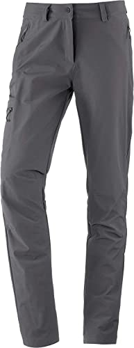 Schöffel Damen Pants Ascona, leichte und komfortable Wanderhose für Frauen, vielseitige Outdoor Hose mit optimaler Passform und praktischen Taschen, asphalt, 46 von Schöffel