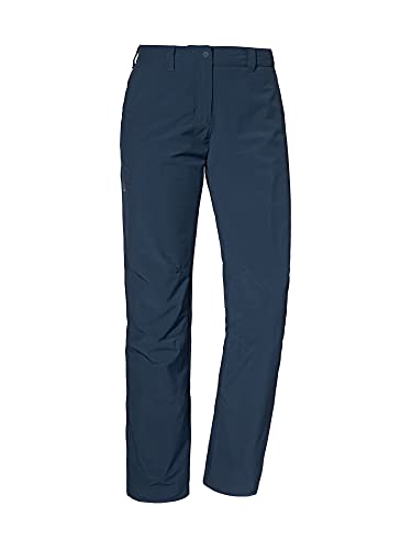 Schöffel Damen Pants Engadin1 Warm L, warme Wanderhose mit 4 Wege-Stretch, robuste Thermohose mit vorgeformtem Knie und verstellbarem Bund, navy blazer, 38 von Schöffel