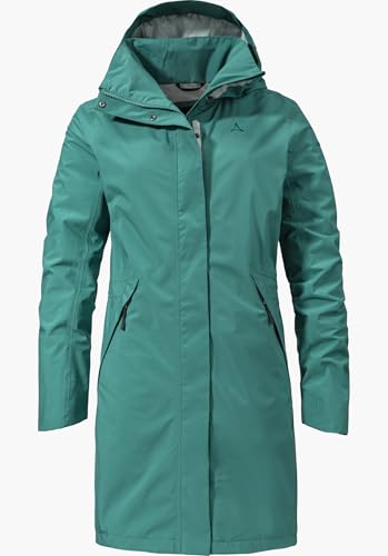 Schöffel Damen Parka Sardegna Regen Mantel, Teal, 38 EU Schöffel Damen Parka Sardegna Regen Mantel, Teal, 38 EU von Schöffel