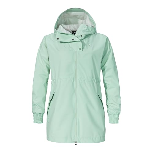Schöffel Damen Parka Style Bohorok WMS, wasserdichter Regenparka aus recyceltem Material, atmungsaktive Allwetterjacke mit Oversize-Passform, botanical sky, 40 Schöffel Damen Parka Style Bohorok WMS, wasserdichter Regenparka aus recyceltem Material, atmungsaktive Allwetterjacke mit Oversize-Passform, botanical sky, 40 von Schöffel