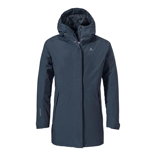 Schöffel Damen Parka Style Froda WMS, atmungsaktiver, wasserdichter Parka mit 2-Wege-Stretch, leichte Outdoorjacke mit verstellbarer Kapuze, navy blazer, 34 Schöffel Damen Parka Style Froda WMS, atmungsaktiver, wasserdichter Parka mit 2-Wege-Stretch, leichte Outdoorjacke mit verstellbarer Kapuze, navy blazer, 34 von Schöffel