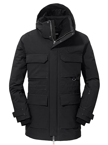 Schöffel Herren Down Parka Ridgeland M, wind- und wasserdichter Daunenparka mit RDS-zertifizierten Federn, leichte Outdoorjacke mit Wärmekragen und Kapuze, black, 48 Schöffel Herren Down Parka Ridgeland M, wind- und wasserdichter Daunenparka mit RDS-zertifizierten Federn, leichte Outdoorjacke mit Wärmekragen und Kapuze, black, 48 von Schöffel