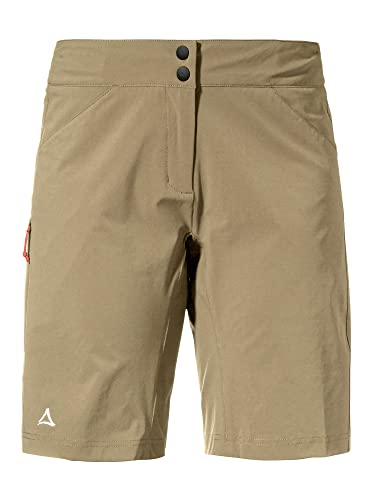 Schöffel Damen Shorts Danube L, wasserabweisende Radhose, schnell trocknende Fahrradhose mit Bundverstellung, soft walnut, 44 Schöffel Damen Shorts Danube L, wasserabweisende Radhose, schnell trocknende Fahrradhose mit Bundverstellung, soft walnut, 44 von Schöffel