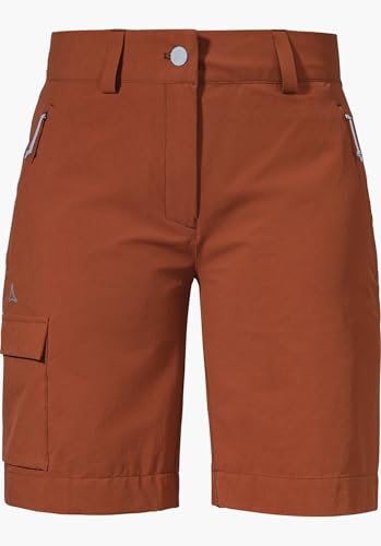 Schöffel Damen Shorts Kitzstein L, wasserabweisende Outdoor Hose mit elastischem Bund, kurze Wanderhose aus Stretch-Material mit zwei Außentaschen, marocco, 44 Schöffel Damen Shorts Kitzstein L, wasserabweisende Outdoor Hose mit elastischem Bund, kurze Wanderhose aus Stretch-Material mit zwei Außentaschen, marocco, 44 von Schöffel