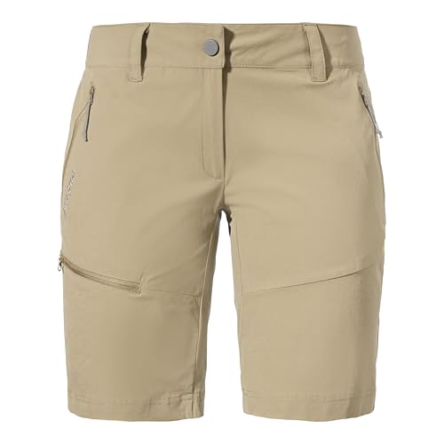 Schöffel Damen Shorts Toblach2 Bermudas, Brandon Beige, 40 EU von Schöffel