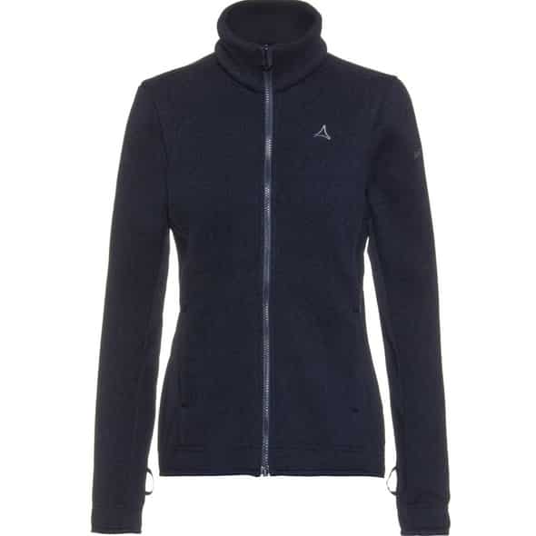 Schöffel ZipIn Fleece Oberau L Damen Wanderjacke (Dunkelblau 36) Fitnessbekleidung von Schöffel