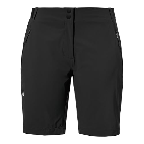 Schöffel Damen Shorts Style Blaustein WMS, leichte Wanderhose mit 4-Wege-Stretch, kurze Hose aus recyceltem Material, schnell trocknend mit legerer Passform, black, 40 Schöffel Damen Shorts Style Blaustein WMS, leichte Wanderhose mit 4-Wege-Stretch, kurze Hose aus recyceltem Material, schnell trocknend mit legerer Passform, black, 40 von Schöffel