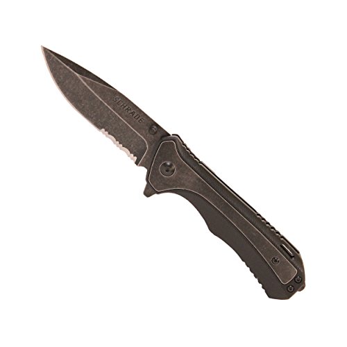 Schrade 0 SCH501S Stonewash Finish 9Cr18Mov HC SS 40% Serr Schrade 0 SCH501S Stonewash Finish 9Cr18Mov HC SS 40% Serr von Schrade