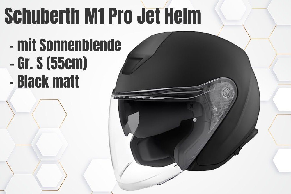 Schuberth Motorradhelm Schuberth M1 Pro Jet Helm, Gr.S (55) von Schuberth