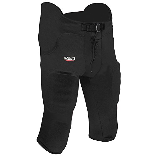 Schutt Sports Jugend All-in-One Poly Knit Fußball Hose, groß, Schwarz Schutt Sports Jugend All-in-One Poly Knit Fußball Hose, groß, Schwarz von Schutt