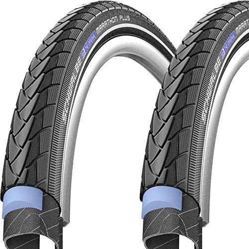 2X Schwalbe Marathon Plus 26Zoll 35-559 SmartGuard Endurance Twin schwarz Reflex von Schwalbe+TipTop