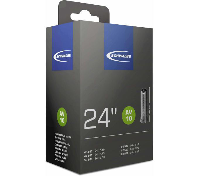Schwalbe Schlauch AV9 40mm (24") 28/47-507/541 Schwalbe Schlauch AV9 40mm (24") 28/47-507/541 von Schwalbe