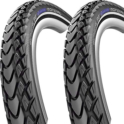 Schwalbe 2X Reifen Marathon Mondial HS428 28x1,75 47-622 LS Reflex RG EC Draht von Schwalbe