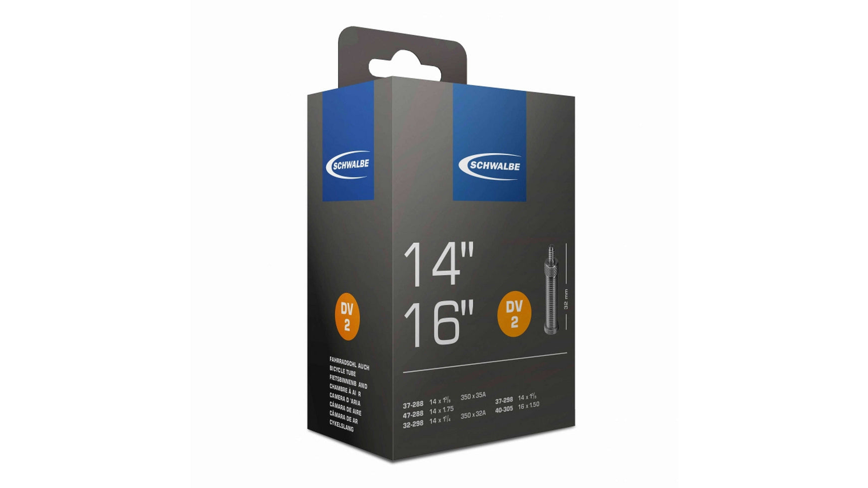 Schwalbe DV 2 Schlauch 14 Zoll Schwalbe DV 2 Schlauch 14 Zoll von Schwalbe