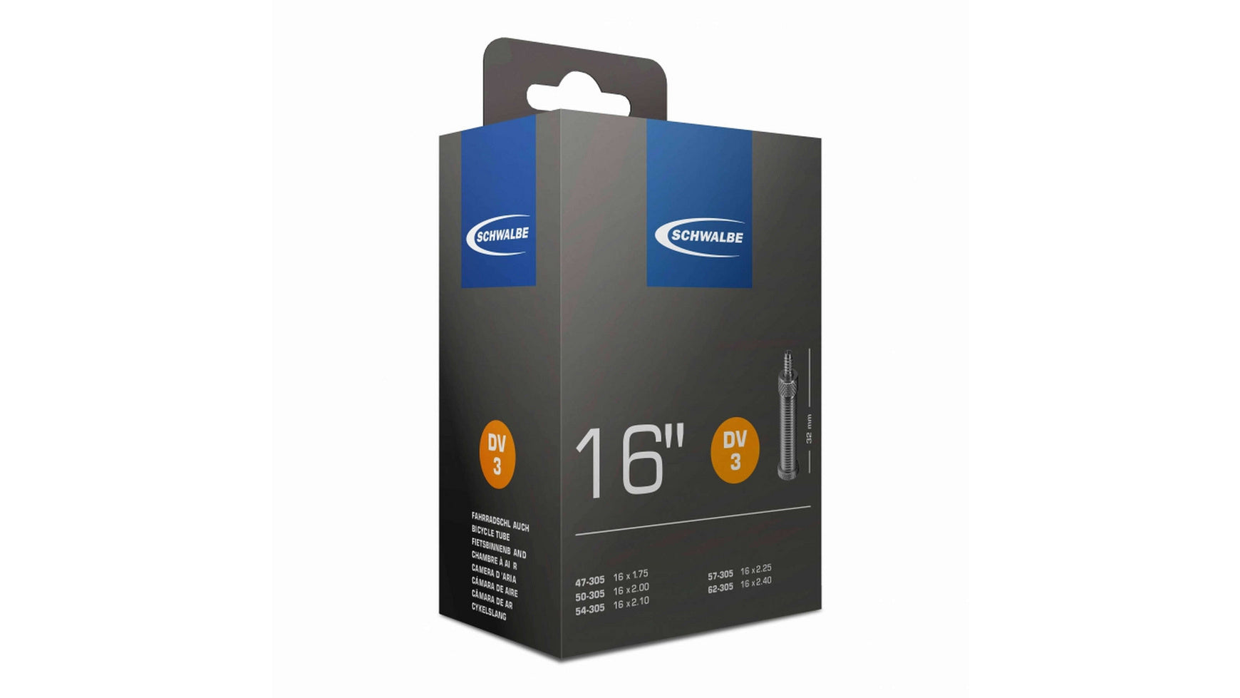 Schwalbe DV 3 Schlauch 16 Zoll Schwalbe DV 3 Schlauch 16 Zoll von Schwalbe