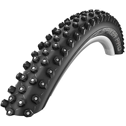 Schwalbe Fahrradreifen, Schwarz, Ice SPIKER PRO Evo, LiteSkin, Folding 57-622-Skin von Schwalbe