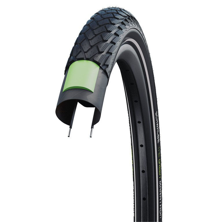 Schwalbe Reifen Green Marathon 28x1,40 Zoll (37-622) | Draht | Schwarz-Reflex von Schwalbe