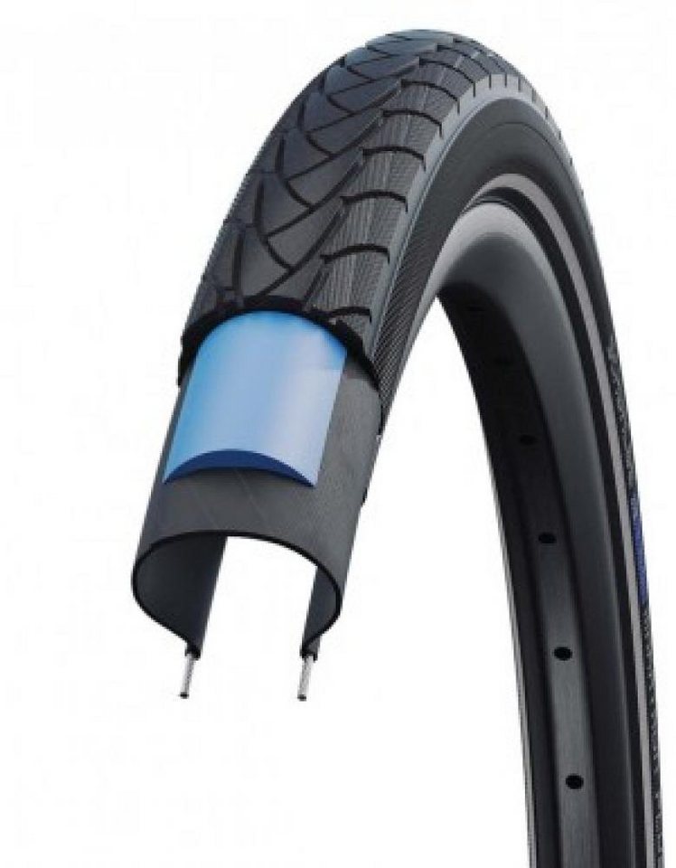 Schwalbe Fahrradreifen Reifen Schwalbe Marathon Plus HS440 24x1.75" 47-507 sw-Refl. E-25 von Schwalbe