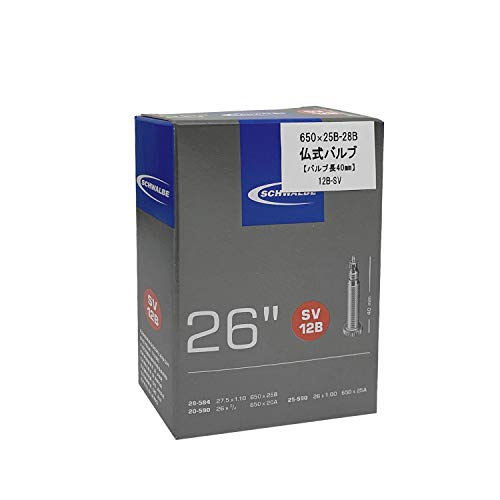 Schwalbe Fahrradschlauch SV12B 20/25-590 EK 40 mm, Schwarz, 26 x 7/8-1.00" SV40 mm Schwalbe Fahrradschlauch SV12B 20/25-590 EK 40 mm, Schwarz, 26 x 7/8-1.00" SV40 mm von Schwalbe