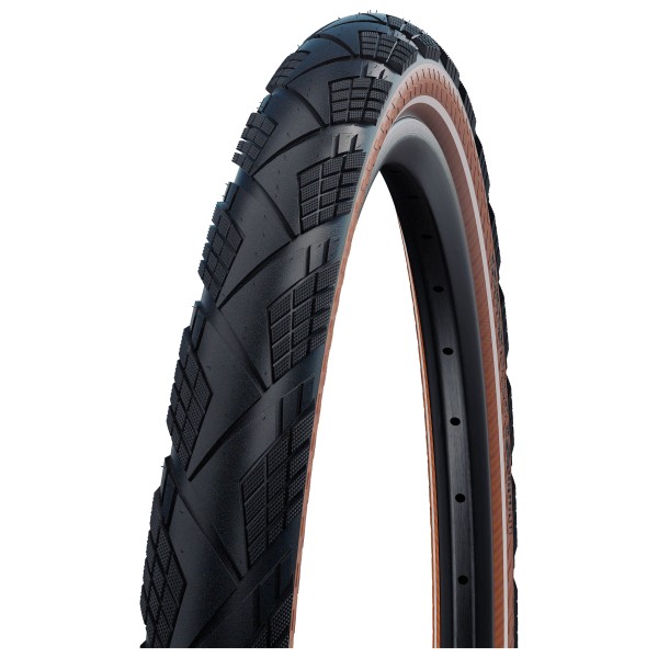 Schwalbe - Marathon Efficiency Evo 28'' (50-622) SR V-Guard - Fahrradreifen Gr 28'' x 2,00'' - 50-622 schwarz von Schwalbe