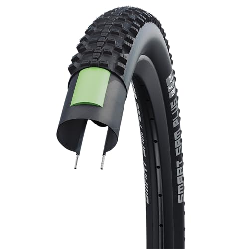 Schwalbe Unisex – Erwachsene Smart Sam Plus Fahrradreifen, schwarz Reflex, 27.5x210 / 54-584 von Schwalbe