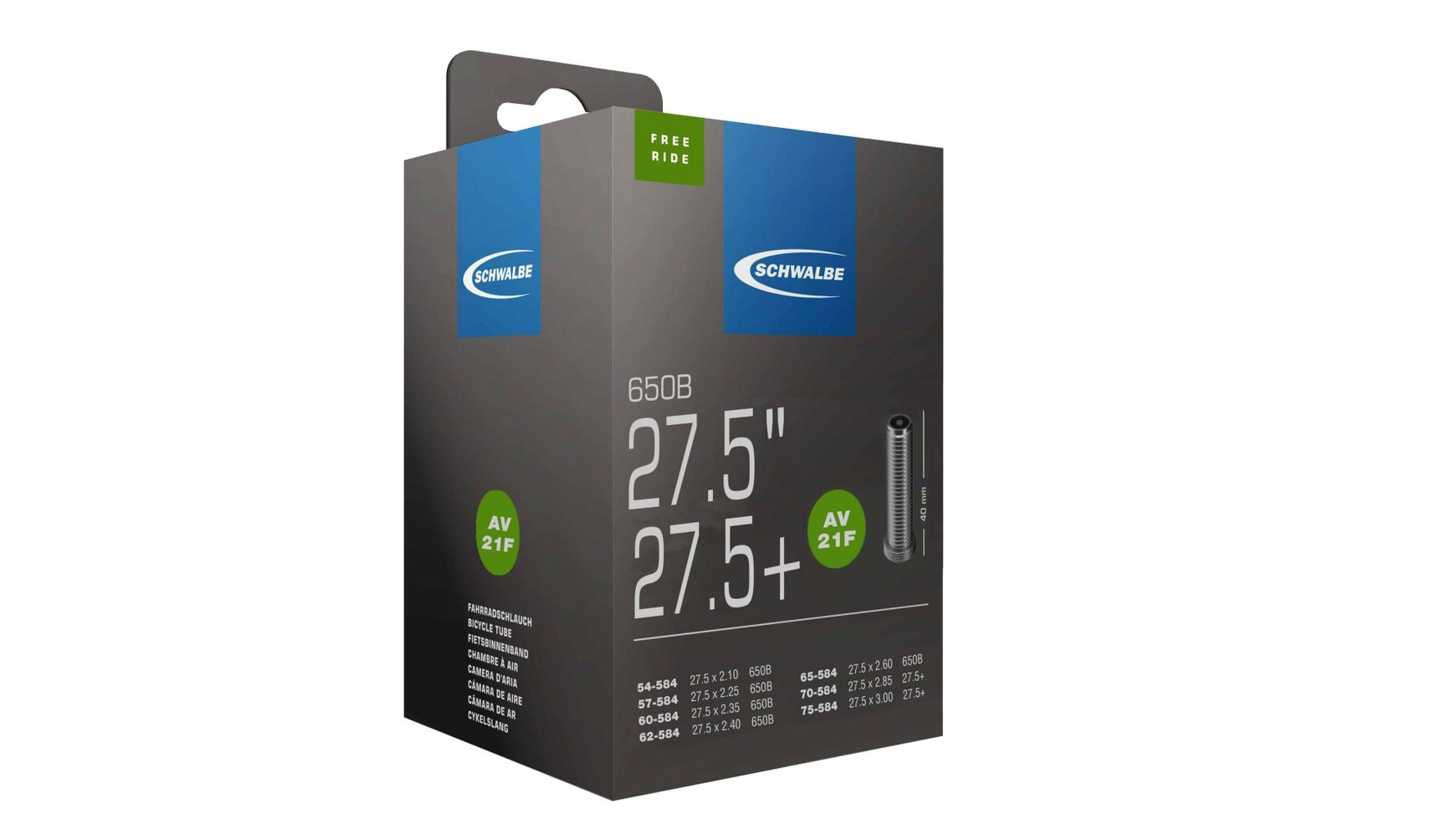 Schwalbe Schlauch AV21 Freeride Schwalbe Schlauch AV21 Freeride von Schwalbe