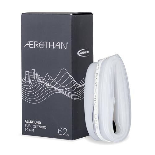 Schwalbe Aerothan Tube 28" SV17E High-End Fahrradschlauch – TPU, 37/50-622, Ventil SV 60mm – Extraleicht, pannensicher – Made in Germany Schwalbe Aerothan Tube 28" SV17E High-End Fahrradschlauch – TPU, 37/50-622, Ventil SV 60mm – Extraleicht, pannensicher – Made in Germany von Schwalbe