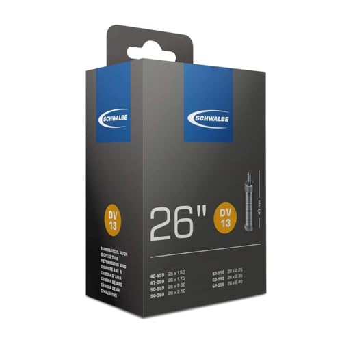 Schwalbe Unisex – Erwachsene DV 13 in Folie Schlauch, schwarz, 26x1.50-2.50" Schwalbe Unisex – Erwachsene DV 13 in Folie Schlauch, schwarz, 26x1.50-2.50" von Schwalbe