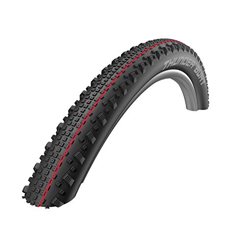 Schwalbe Unisex – Erwachsene Fahrradreifen, schwarz, Faltreifen, tubeless Easy, Thunder Burt Evo, Snakeskin, TLE 54-622-SnakeSkin von Schwalbe