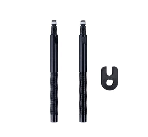 Schwalbe Ventil Ventilverlängerung 65 mm 2er Set Aluminium schwarz mit Gewinde Fahrradschlauch, Silber, 6.5 x 3 x 3 cm Schwalbe Ventil Ventilverlängerung 65 mm 2er Set Aluminium schwarz mit Gewinde Fahrradschlauch, Silber, 6.5 x 3 x 3 cm von Schwalbe