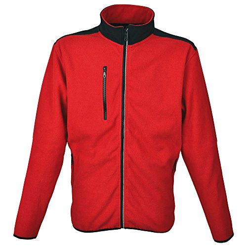 Schwarzwolf outdoor Herren Besila Fleecejacke, Rot, 3XL von Schwarzwolf outdoor