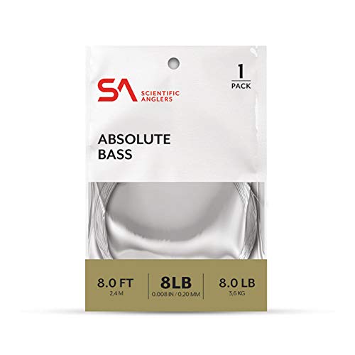 Scientific Anglers Absolute Bass Leader 1-Pack 2,4 m - 9,1 kg von Scientific Anglers