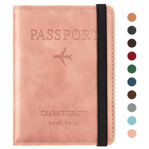 Sciphylia Reisepasshülle Reisepass Hülle Impfpass Hülle mit RFID Blocker PU-Leder Passport Cover für Damen Herren Schutzhülle Tasche Reisedokumente Organizer, Hellrosa Sciphylia Reisepasshülle Reisepass Hülle Impfpass Hülle mit RFID Blocker PU-Leder Passport Cover für Damen Herren Schutzhülle Tasche Reisedokumente Organizer, Hellrosa von Sciphylia