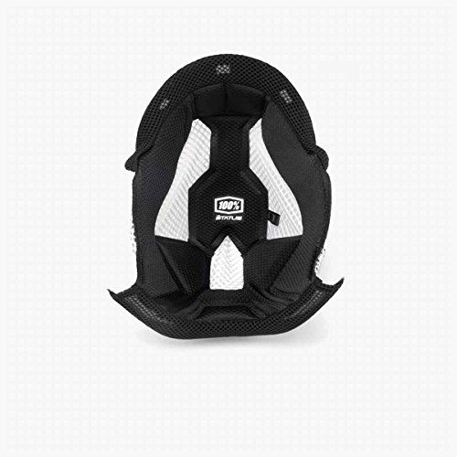 100% Fodera Interna Casco MTB Status Comfort Helme, Schwarz, M von 100%