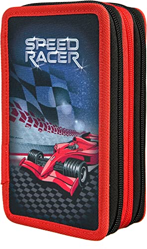 Scooli Triple-Federmäppchen Speed Racer, 30-tlg. Scooli Triple-Federmäppchen Speed Racer, 30-tlg. von Scooli
