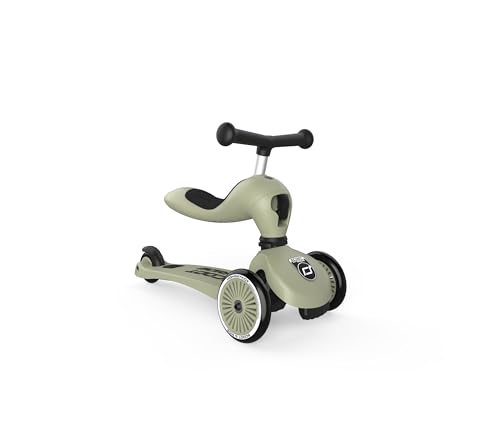 Scoot & Ride Highwaykick 1 Scooter mit Sitz 2in1 Kickboard mit Sitz höhenverstellbarer Sitz und Lenker (Olive) Scoot & Ride Highwaykick 1 Scooter mit Sitz 2in1 Kickboard mit Sitz höhenverstellbarer Sitz und Lenker (Olive) von Scoot & Ride