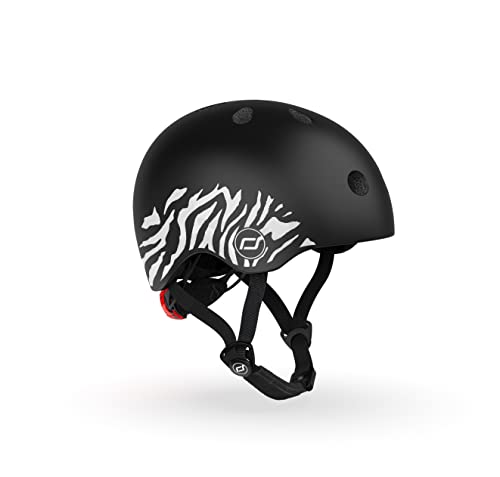 Scoot&Ride Unisex Jugend XXS Graphics Helm, Zebra, S von Scoot & Ride