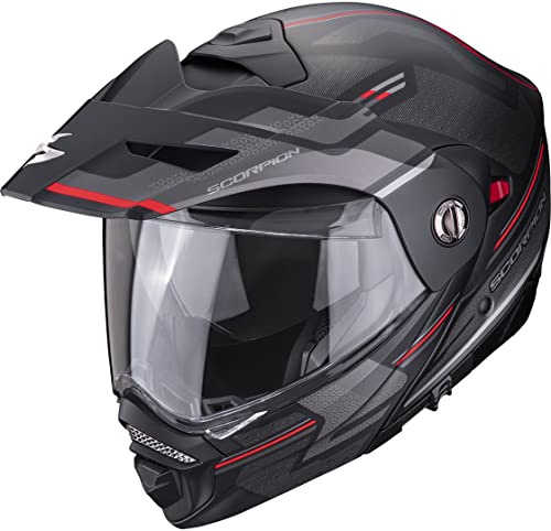 ADX-2 Carrera Matt Black-Red XXL von Scorpion