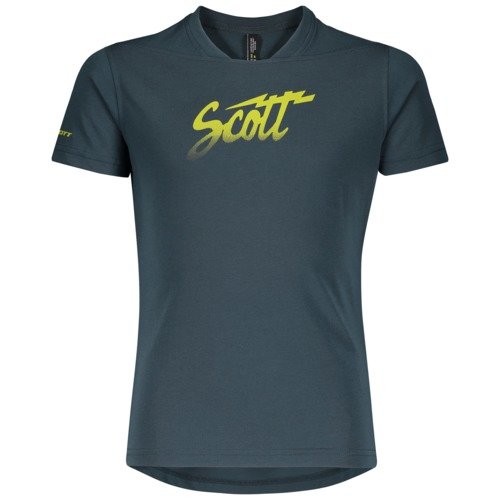 Scott Shirt Kinder Trail Dri s/sl - nightfall blue/140 von Scott Sports