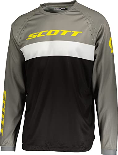 Scott 350 Swap Evo MX Motocross Jersey/DH Fahrrad Trikot lang schwarz/grau 2023: Größe: L (50/52) von Scott