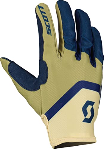 Scott 350 Track Evo MX Motocross/DH Fahrrad Handschuhe beige/blau 2023: Größe: XL (11) von Scott