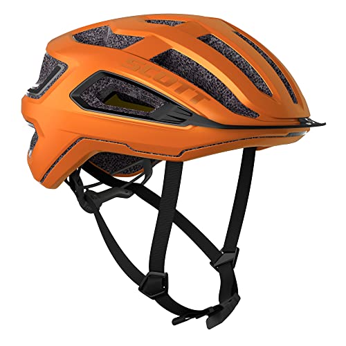 Scott Arx Plus MIPS Rennrad Fahrrad Helm orange 2024: Größe: S (51-55cm) von Scott