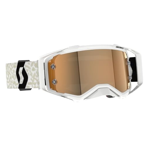 Scott Prospect Amplifier MX Goggle Cross/MTB Brille weiß/goldfarben Chrom Works Scott Prospect Amplifier MX Goggle Cross/MTB Brille weiß/goldfarben Chrom Works von Scott