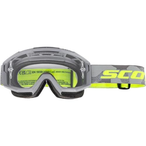 Scott Split OTG MX Goggle Cross/MTB Brille grau/klar Works von Scott