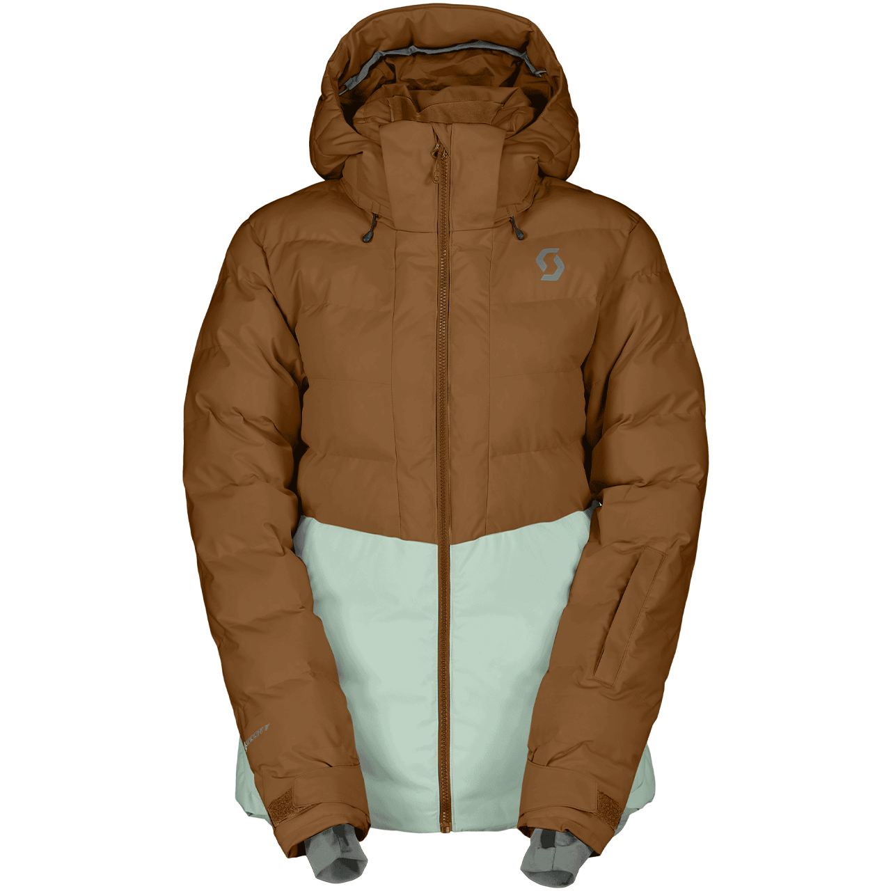 Scott Damen Skijacke ULTIMATE WARM bread brown-fresh green Scott Damen Skijacke ULTIMATE WARM bread brown-fresh green von Scott