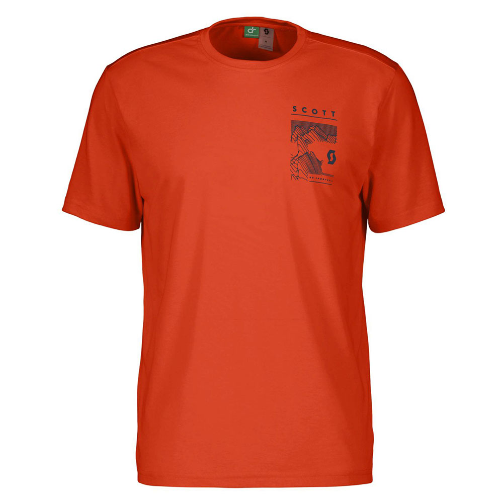 Scott Defined Dri Short Sleeve T-shirt Orange S Mann von Scott