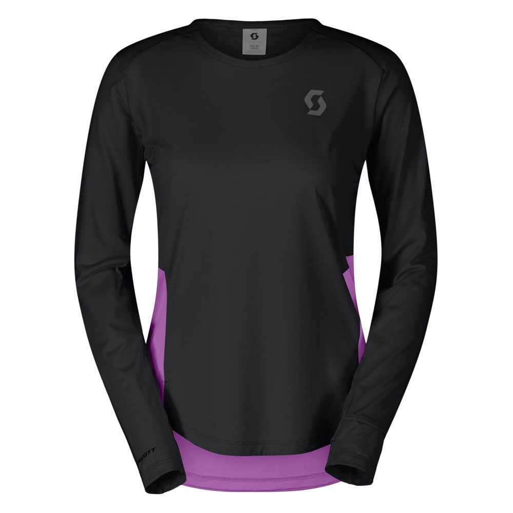 Scott Endurance Tech Long Sleeve T-shirt Schwarz XS Frau von Scott