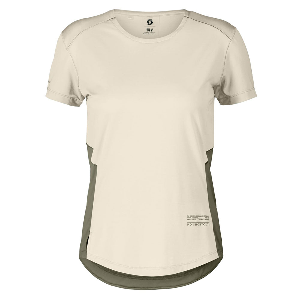 Scott Endurance Tech Short Sleeve T-shirt Beige S Frau Scott Endurance Tech Short Sleeve T-shirt Beige S Frau von Scott