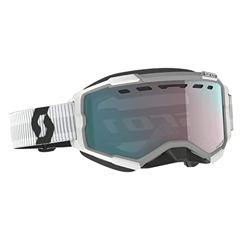 Scott Fury Snow Cross Weiße Brille (White/Black,One Size) von Scott